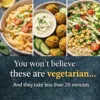 delicious-vegetarian-meals-quick-easy-recipes delicious vegetarian pasta and falafel meals that look rich and satisfying plant-based food