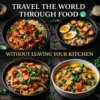 global vegetarian recipes world cuisine International vegetarian recipes dishes including Moroccan tagine, Japanese ramen, Italian pasta and Thai curry