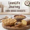 Healthy baked desserts ebook with fruit pie, berry crisp, chocolate chip cookies and loaf cake