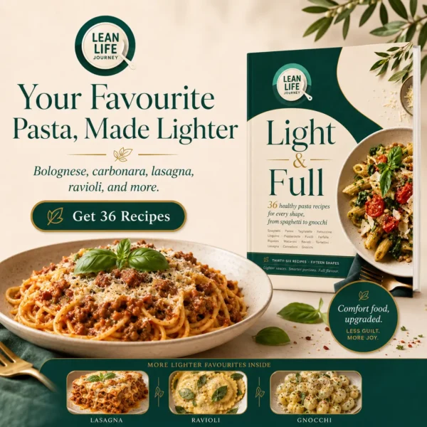 Favorite pasta dishes made lighter, lasagna ravioli and gnocchi from Light and Full