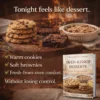 Warm baked dessert recipes with chocolate chip cookies, brownies and berry crisp beside a fireplace